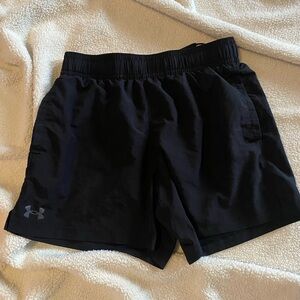Under Armour Black Shorts with Logo size medium